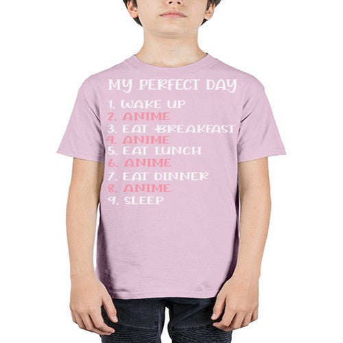 My Perfect Day Funny Kawaii Anime 269# - anime - Youth Tee Unisex
