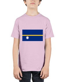 Nauru 1419# - world flags - Youth Tee Unisex