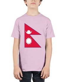 Nepal 1430# - world flags - Youth Tee Unisex