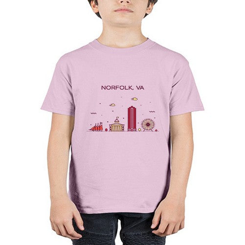 NorfolkVA 1496# - cities - Youth Tee Unisex