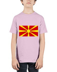 North Macedonia 1512# - world flags - Youth Tee Unisex