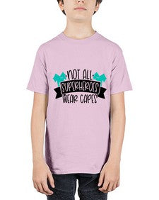 Not All Superheroes Wear Capes Style Style 1137# - nurse - Youth Tee Unisex