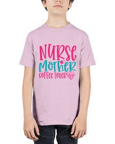 Nurse Mother Coffee Lover Style 1185# - nurse - Youth Tee Unisex