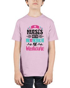 Nurses Are The Heartbeat Style Style 1232# - nurse - Youth Tee Unisex