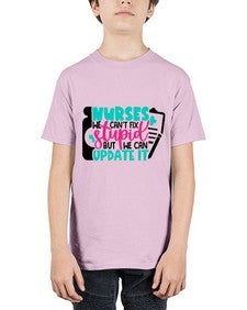 Nurses We Cant Fix Stupid But We Can Update It Style Style 1258# - nurse - Youth Tee Unisex
