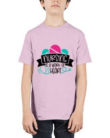 Nursing Is A Work Of Heart Style Style 1270# - nurse - Youth Tee Unisex