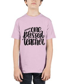 One Blessed Teacher Style 1287# - teacher - Youth Tee Unisex