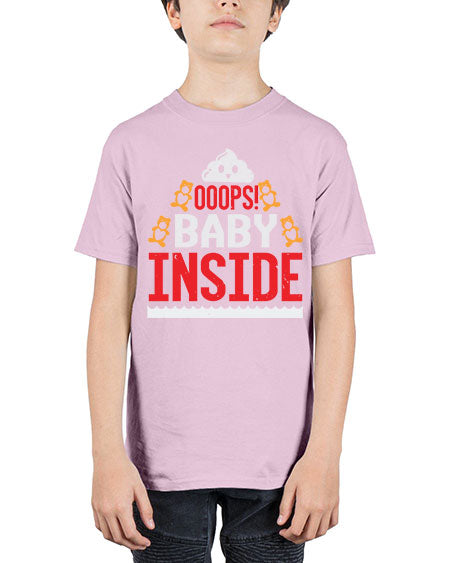 Ooops baby inside Style 179# - baby shower - Youth Tee Unisex