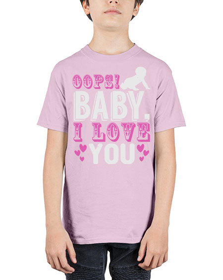 Oops Baby I love You Style 180# - baby - Youth Tee Unisex