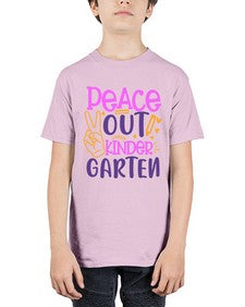 Peace out kinder garten 634# - prek headstart - Youth Tee Unisex
