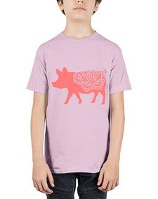 PigMandala 985# - mandala - Youth Tee Unisex