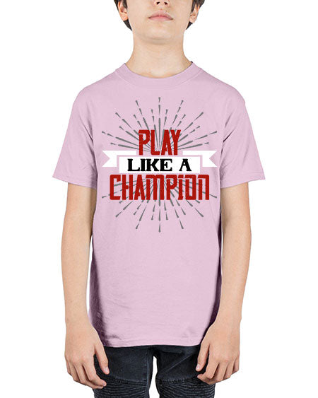Play like a champion 1942# - badminton - Youth Tee Unisex