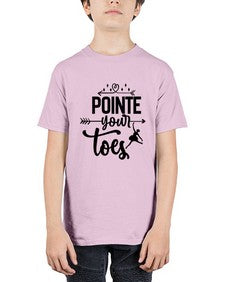 Pointe your toes 177# - ballet - Youth Tee Unisex