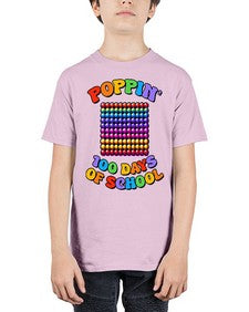 Poppin my way through 650# - one hundred days - Youth Tee Unisex