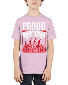 Proud Volunteer Firefighter Style 35# - volunteer - Youth Tee Unisex