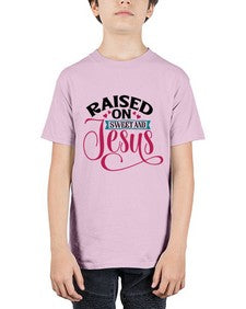 Raised On Sweet And Jesus 1492# - tea - Youth Tee Unisex