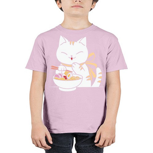 Ramen Cat Kawaii Anime Tee Japanese 280# - anime - Youth Tee Unisex