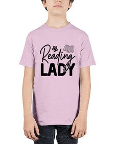 Reading lady 1347# - teacher - Youth Tee Unisex