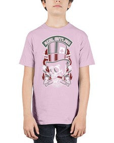 Real Outlaw Skull 1011# - skull and bones - Youth Tee Unisex