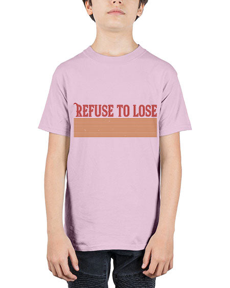 Refuse to lose 1902# - badminton - Youth Tee Unisex