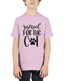 Reserved For The Cat Style 104# - cats - Youth Tee Unisex