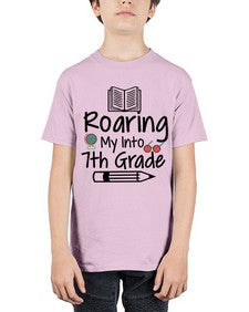 Roaring My Into seventh Grade 763# - seventh grade - Youth Tee Unisex