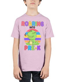 Roaring to PreK Trex 771# - prek headstart - Youth Tee Unisex