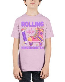 Rolling into Kindergarten 787# - kindergarten - Youth Tee Unisex
