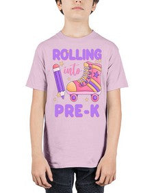 Rolling into PreK 788# - prek headstart - Youth Tee Unisex