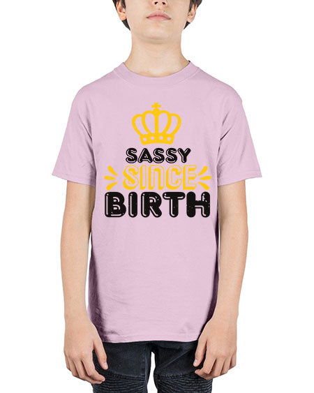 Saddy since birth Style 198# - baby shower - Youth Tee Unisex