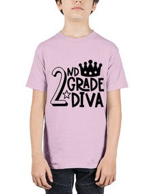 Second Grade Diva 812# - second grade - Youth Tee Unisex