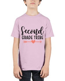 Second Grade Tribe 837# - second grade - Youth Tee Unisex
