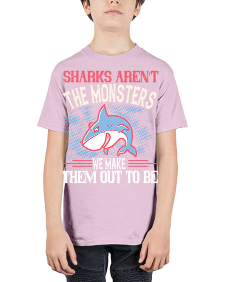 Sharks aren’t the monsters we make them out to be Style 24# - shark-fish - Youth Tee Unisex