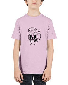 Skull Skeleton 144# - skull and bones - Youth Tee Unisex