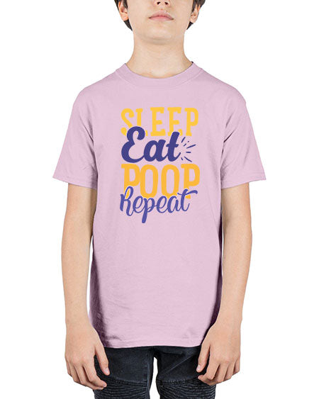 Sleep Eat Poop Repeat Style 206# - baby - Youth Tee Unisex