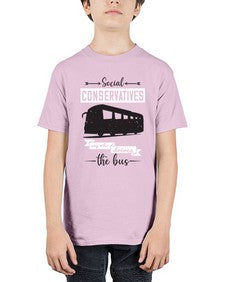 Social conservatives say who drives the bus 5# - bus - Youth Tee Unisex
