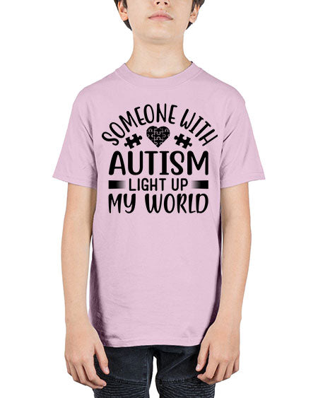 Some one with Style 50# - autism - Youth Tee Unisex