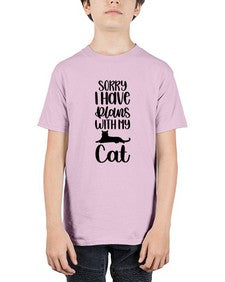 Sorry I Have Plans Style 105# - cats - Youth Tee Unisex