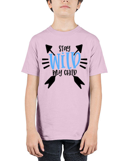 Stay Wild My Child Style 449# - baby - Youth Tee Unisex