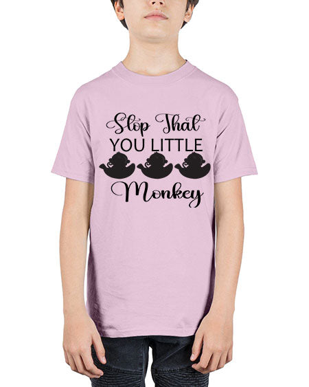 Stop that you little monkey  - monkey - Youth Tee Unisex
