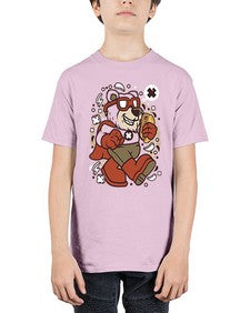 Super bear 236# - cartoon animals - Youth Tee Unisex