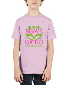Super brave kid 239# - cartoon super hero - Youth Tee Unisex
