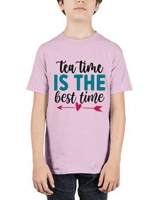 Tea Time Is The Best Time 1614# - tea - Youth Tee Unisex