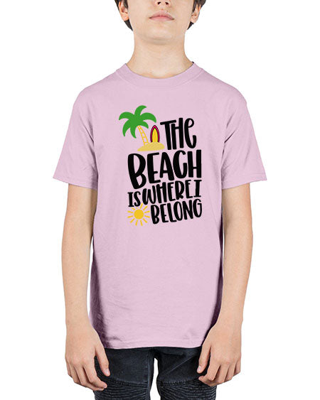 The Beach Is Where I Belong Style 11# - summer - Youth Tee Unisex