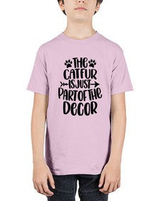 The Cat fur Is Just Part of Style 106# - cats - Youth Tee Unisex
