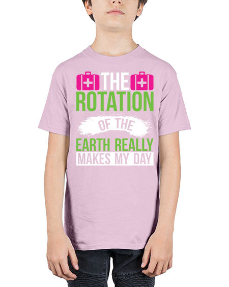 The Rotation Of The Earth Really Makes My Day 7# - nature - Youth Tee Unisex