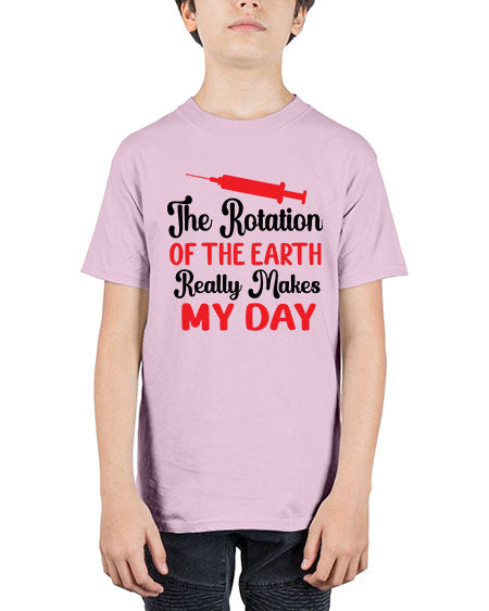 The Rotation of the Earth Really Makes my day 12# - nature - Youth Tee Unisex