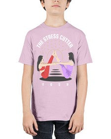 The Stress Cutter 562# - yoga - Youth Tee Unisex