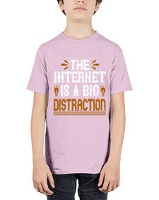 The internet is a big distraction 53# - internet - Youth Tee Unisex