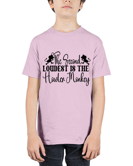 The second loudest is the  - monkey - Youth Tee Unisex